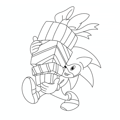 10 Christmas Sonic Coloring Pages for Fans: Capture the Holiday Spirit with Your Favorite Blue Blur